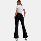 Pantalon Évasé à Taille Haute pour Femme | Idéal pour un Usage Quotidien
