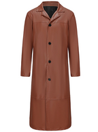 Manteau Long avec Revers Classiques pour Homme | Idéal pour un Usage Quotidien