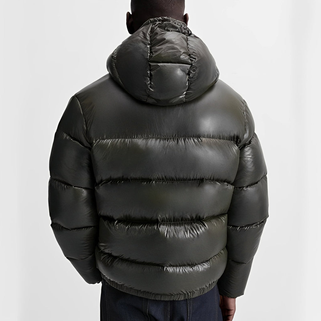 Doudoune Avec Capuche Intégrée Et Coupe Droite Pour Hommes | Idéale Pour La Saison Froide