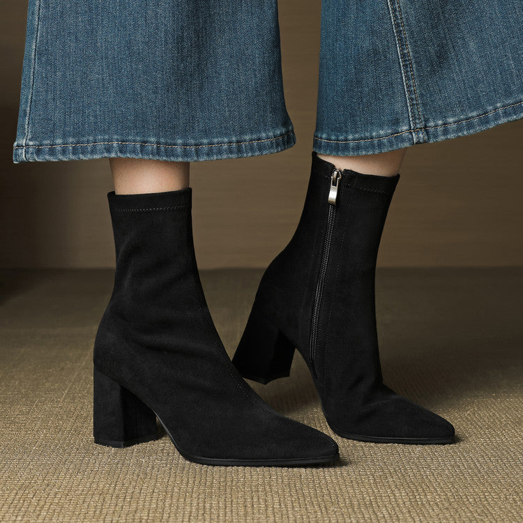 Bottes À Fermeture Zippée Et Coupe Classique Pour Femmes | Idéales Pour Un Usage Quotidien