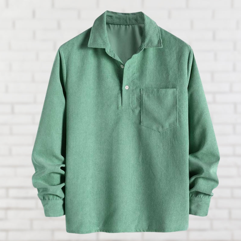Chemise À Manches Longues Avec Poche Poitrine Pour Homme | Idéal Pour Usage Quotidien