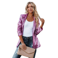 Blazer À Manches Longues Avec Coupe Structurée Pour Femme | Idéal Pour Réunions Et Occasions Formelles