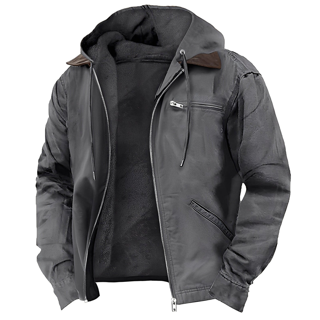 Veste À Fermeture Zippée Avec Coupe Droite Pour Homme | Idéale Pour Un Usage Quotidien