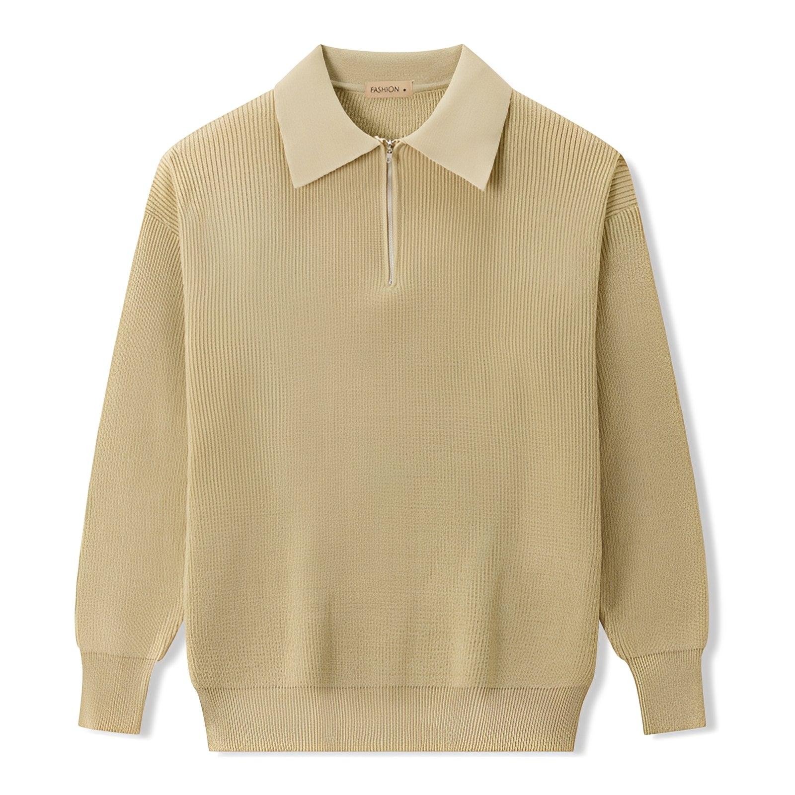 Pull à Demi-Zip avec Coupe Droite pour Hommes | Idéal pour un Usage Quotidien