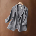 Blazer Avec Fermeture À Bouton Unique Et Manches Retroussées Pour Homme | Idéal pour un Usage Quotidien
