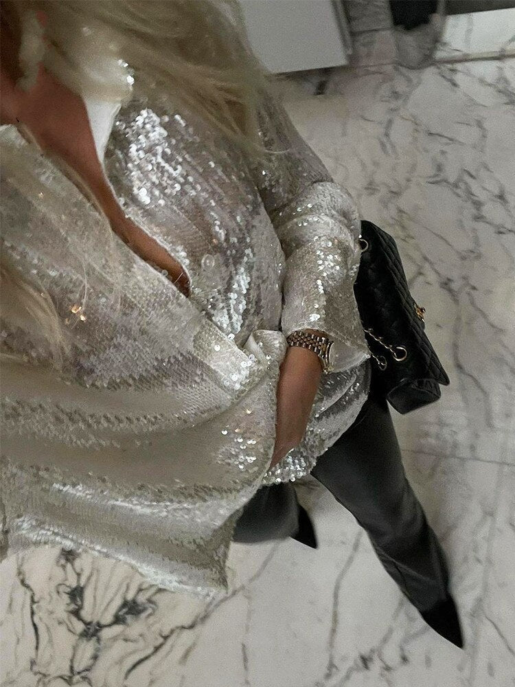 Blouse à Manches Longues avec Coupe Légère pour Femme | Idéale pour le Printemps et l’Été