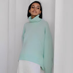 Pull à Col Roulé avec Coupe Ample pour Femme | Idéal pour Usage Quotidien