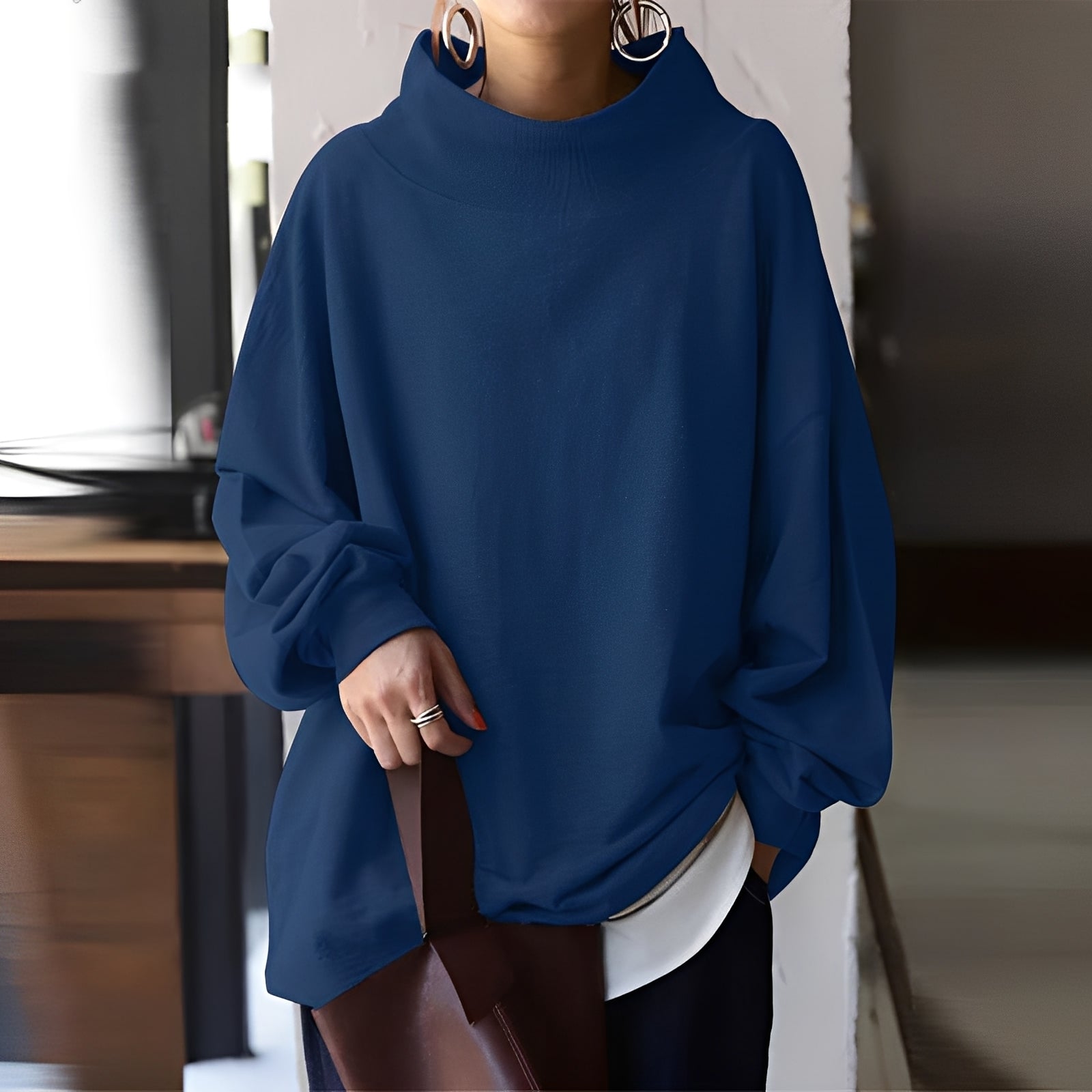 Pull À Manches Longues Avec Coupe Classique Pour Femme | Idéal Pour Toutes Saisons