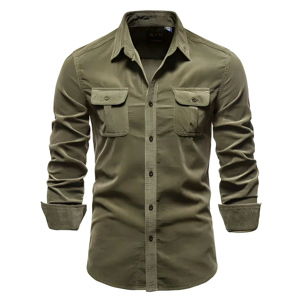 Chemise Slim Fit À Manches Longues Pour Homme | Idéal Pour Usage Quotidien