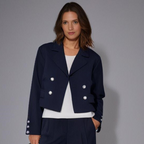 Blazer Court Double Boutonnage Oversize Pour Femme | Idéal Pour Mi-Saison