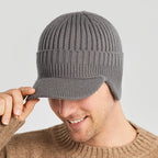 Bonnet Tricoté avec Protection des Oreilles pour Adulte | Idéal pour l’Automne et l’Hiver