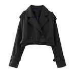 Trench-Coat Long avec Ceinture pour Femme | Idéal pour la Mi-Saison