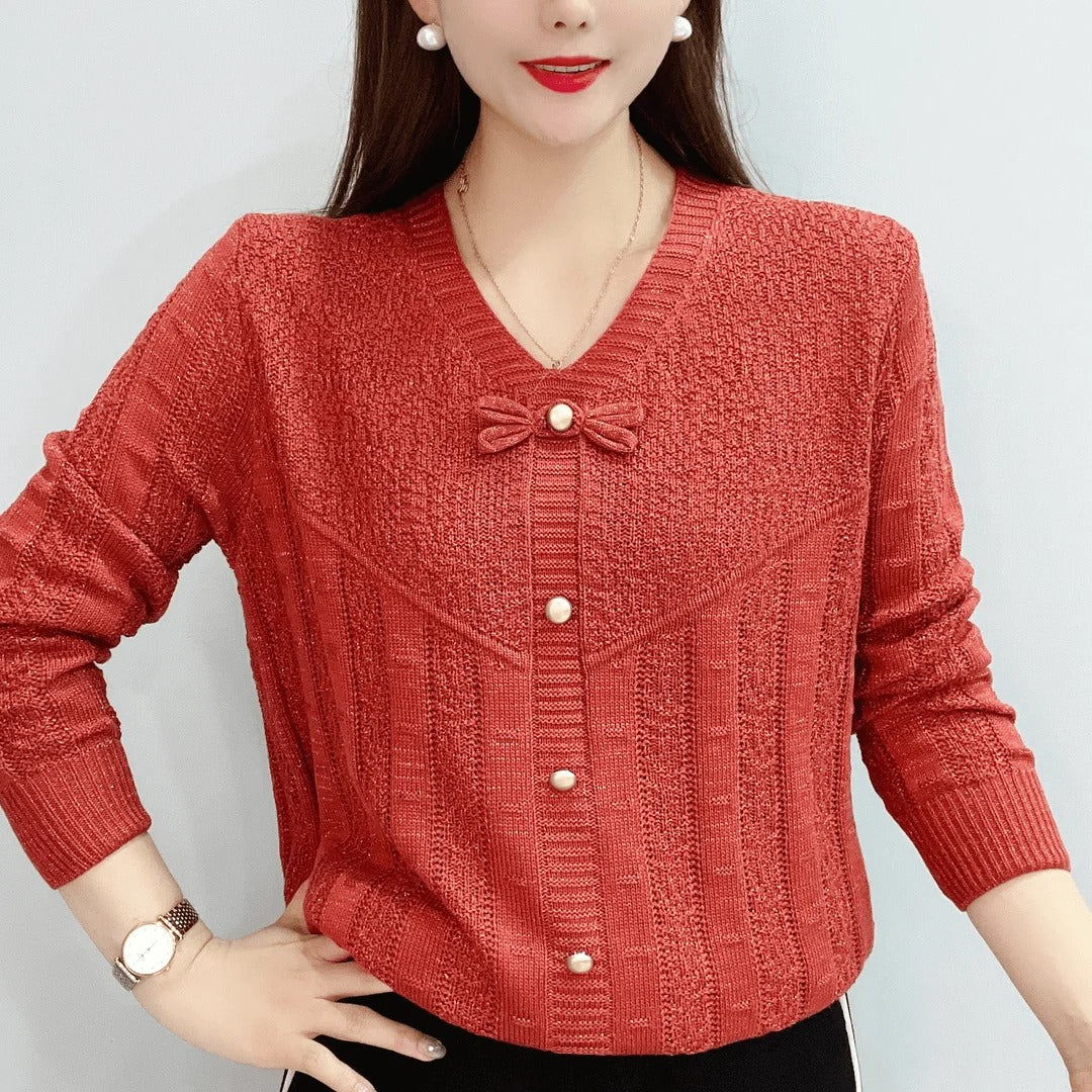 Pull En Maille Avec Motif Ajouré Pour Femme | Idéal Pour Toutes Les Saisons