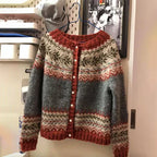 Pull à Col Rond avec Boutons Décoratifs pour Femme | Idéal pour Hiver