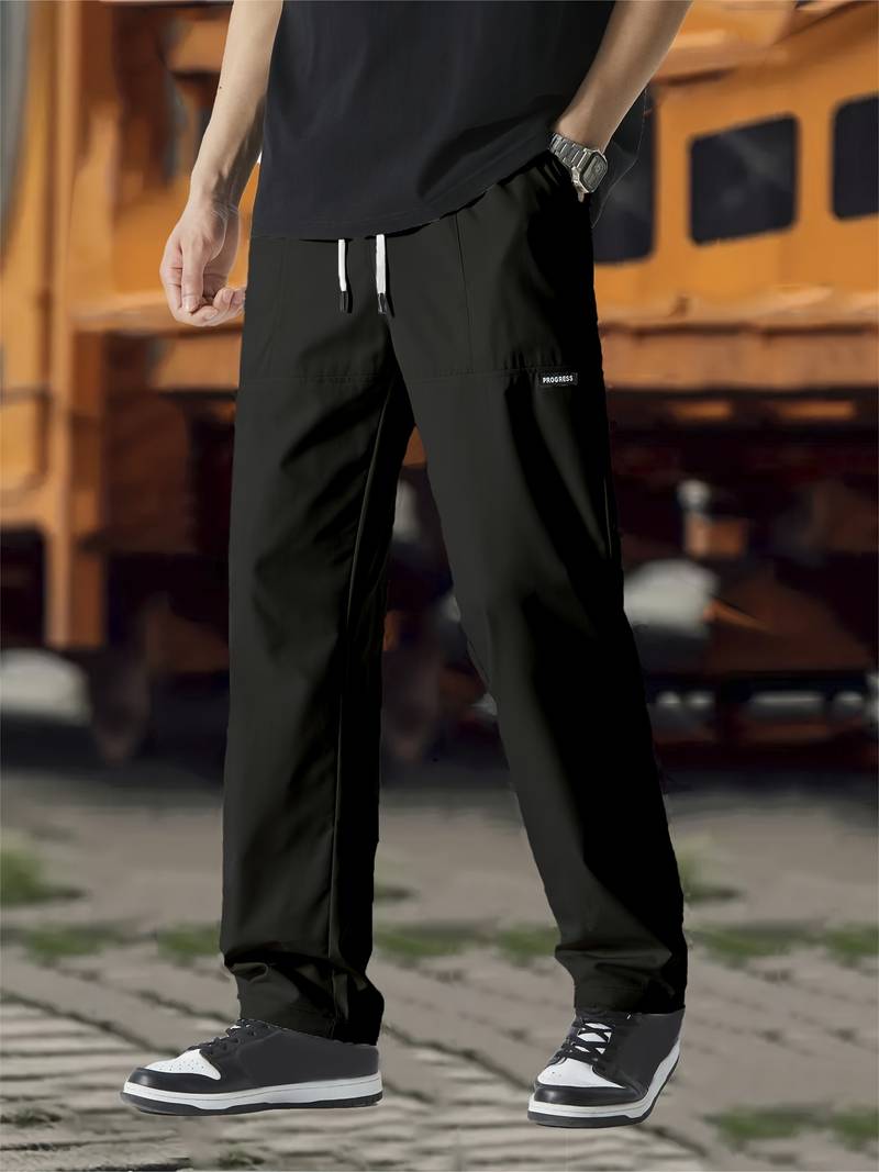Pantalon À Taille Ajustable Avec Coupe Droite Pour Homme | Idéal Pour Usage Quotidien