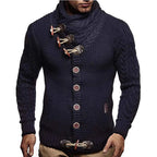 Pull Tricoté à Coupe Ajustée pour Homme | Idéal pour des Occasions Décontractées et Semi-Formelles
