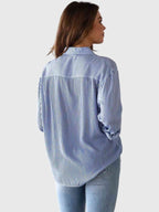 Chemise À Col Avec Motif Rayé Pour Femme | Idéale Pour Usage Quotidien Et Professionnel