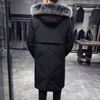 Manteau d’Hiver avec Capuche et Coupe Sportive pour Homme | Idéal pour l’Automne et l’Hiver