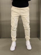 Pantalon Cargo Jogger avec Taille Élastique et Poches Multiples pour Homme | Idéal pour un Usage Quotidien