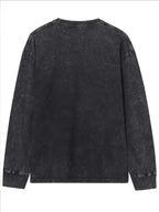 Chemise À Manches Longues Avec Effet Délavé Vintage Pour Hommes | Idéal Pour L’Automne Et Le Printemps