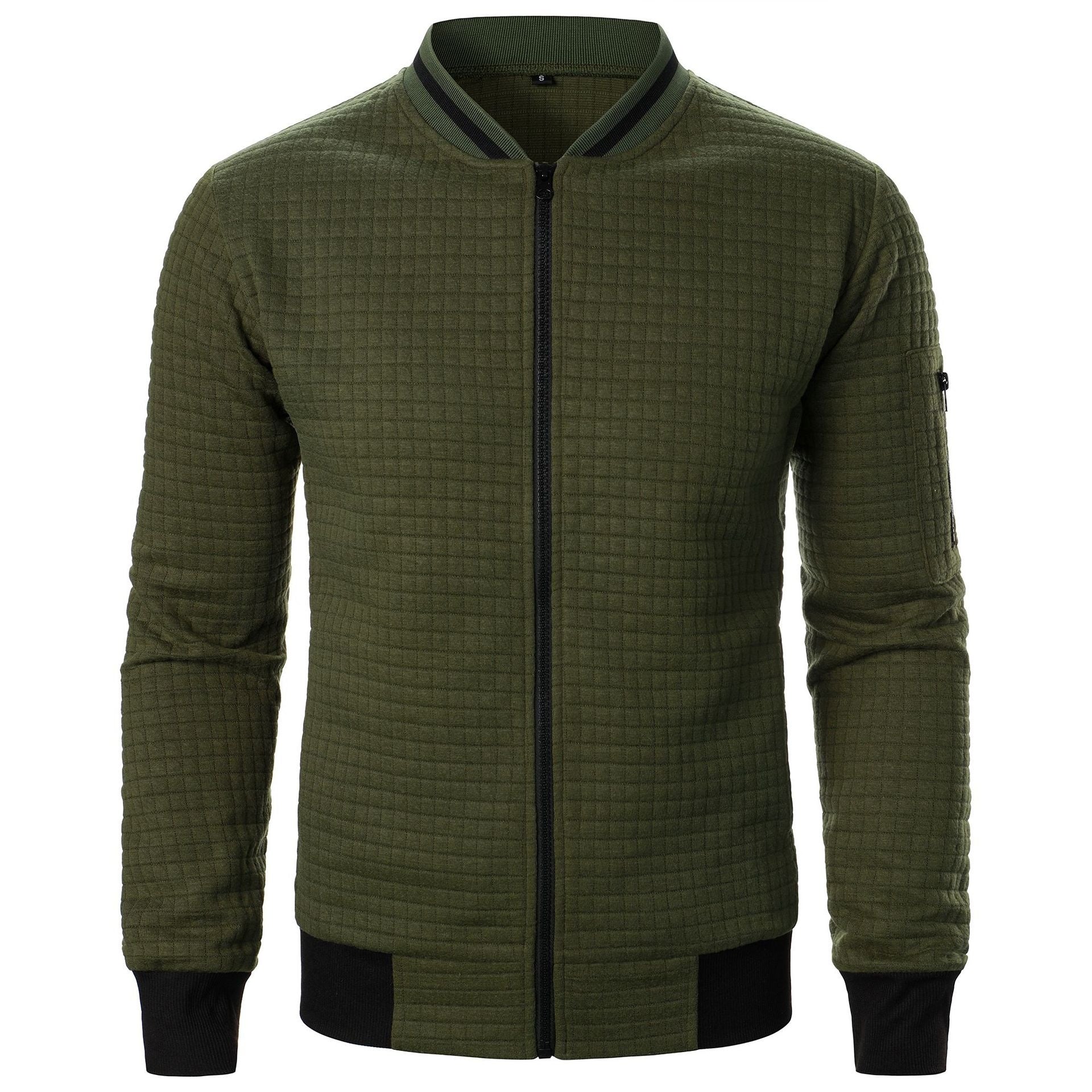 Pull avec Fermeture Zippée et Coupe Droite pour Hommes | Idéal pour un Usage Quotidien