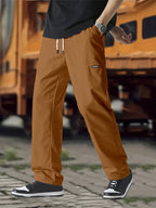 Pantalon À Taille Ajustable Avec Coupe Droite Pour Homme | Idéal Pour Usage Quotidien