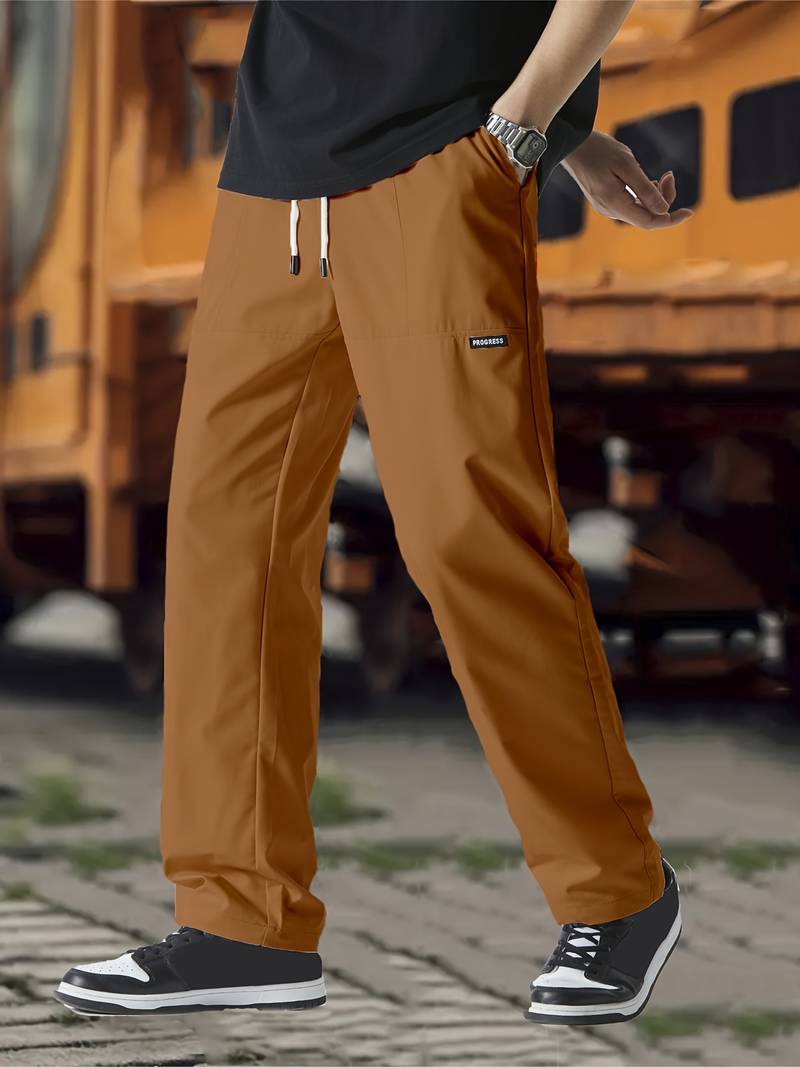 Pantalon À Taille Ajustable Avec Coupe Droite Pour Homme | Idéal Pour Usage Quotidien