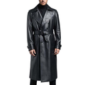 Trench-Coat Long à Double Boutonnage avec Poches Fonctionnelles pour Homme | Idéal pour Mi-Saison