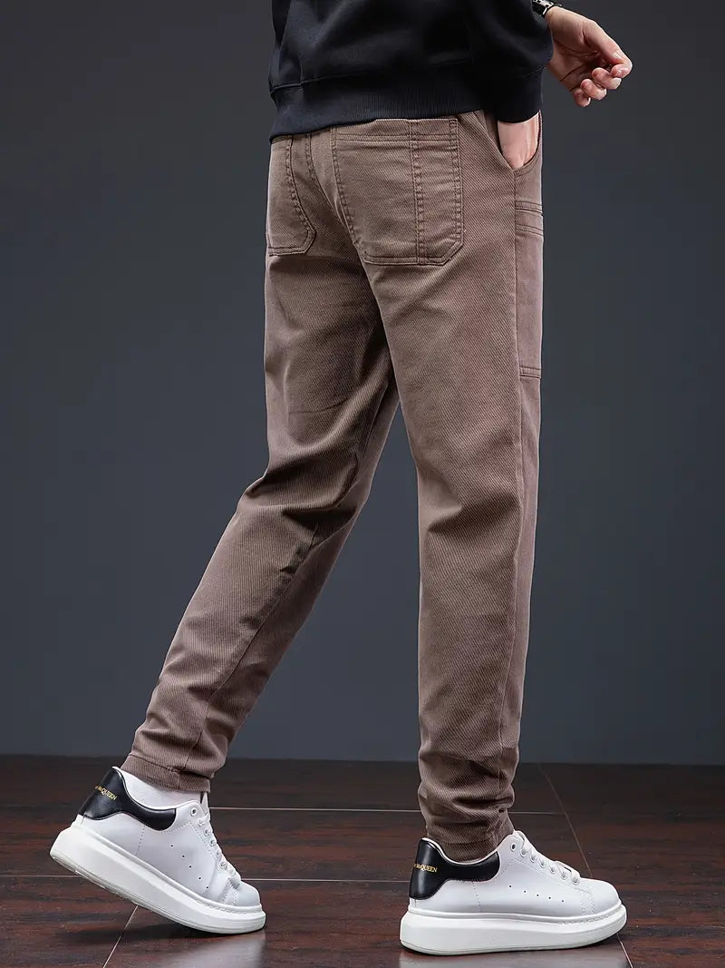 Pantalon De Jogging Avec Taille À Cordon Pour Homme | Idéal Pour Usage Quotidien Et Activités