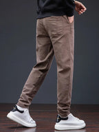 Pantalon De Jogging Avec Taille À Cordon Pour Homme | Idéal Pour Usage Quotidien Et Activités