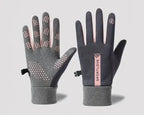 Gants avec Grip En Silicone Et Fonction Tactile pour Activités Extérieures | Idéaux pour L’Hiver