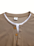 Polo À Manches Longues Avec Col À Boutons Et Poches Fonctionnelles Pour Homme | Idéal Pour Le Quotidien Et Les Occasions Décontractées