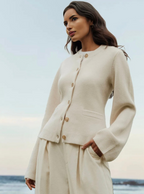 Cardigan Avec Fermeture Boutonnée Et Coupe Confortable Pour Femmes | Idéal Pour Le Quotidien