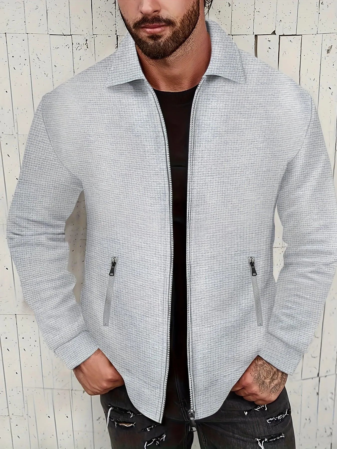 Veste Décontractée Avec Design Couleur Unie Pour Adultes | Idéale Pour Un Usage Quotidien