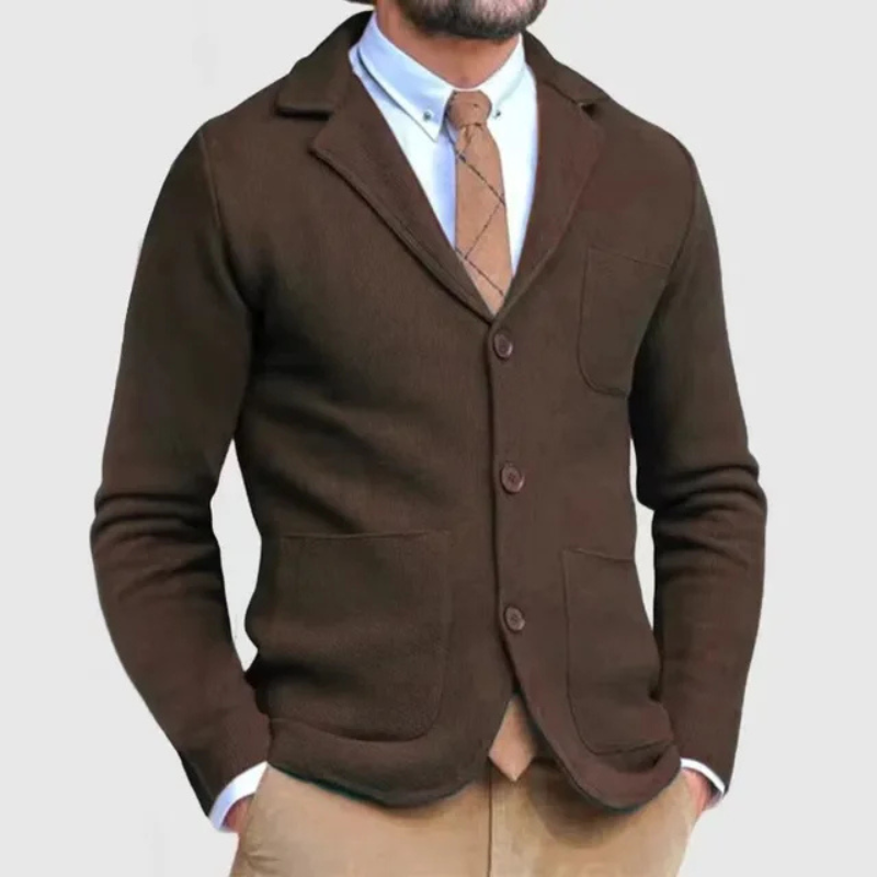 Blazer Avec Fermeture À Deux Boutons Et Poches Pour Homme | Idéal Pour Bureau Ou Occasions Formelles