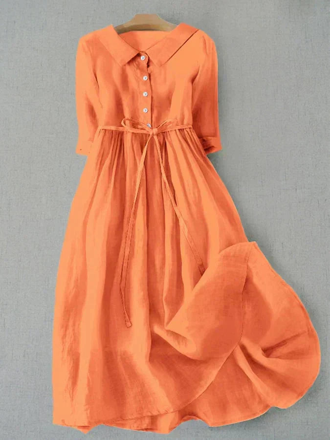 Robe Midi à Coupe Minimaliste pour Femme | Idéale pour Usage Quotidien et Occasions Décontractées