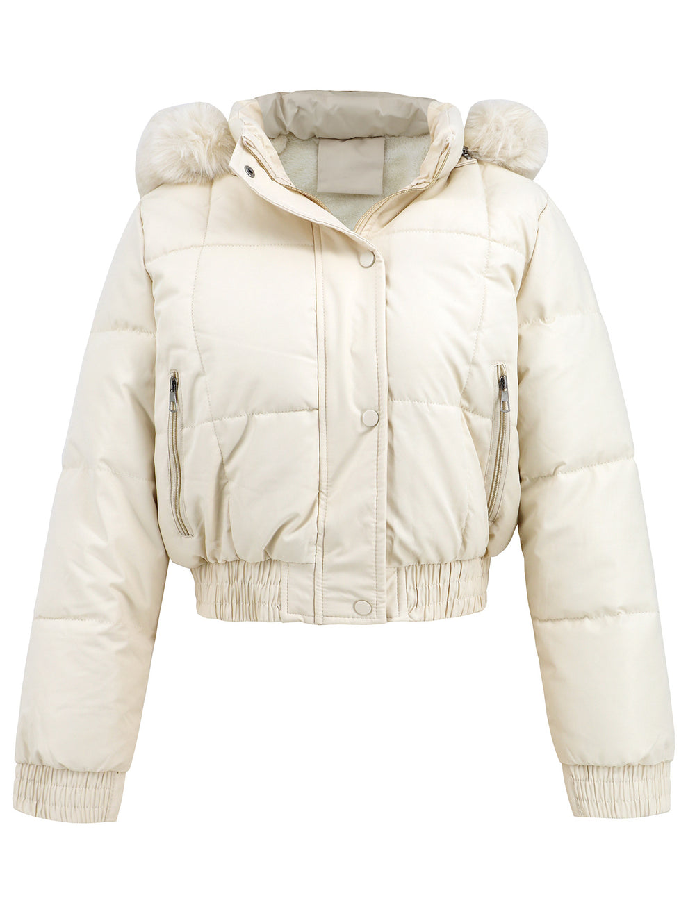 Veste Matelassée Avec Capuche Et Fermeture Zippée Pour Femme | Idéale Pour La Saison Froide
