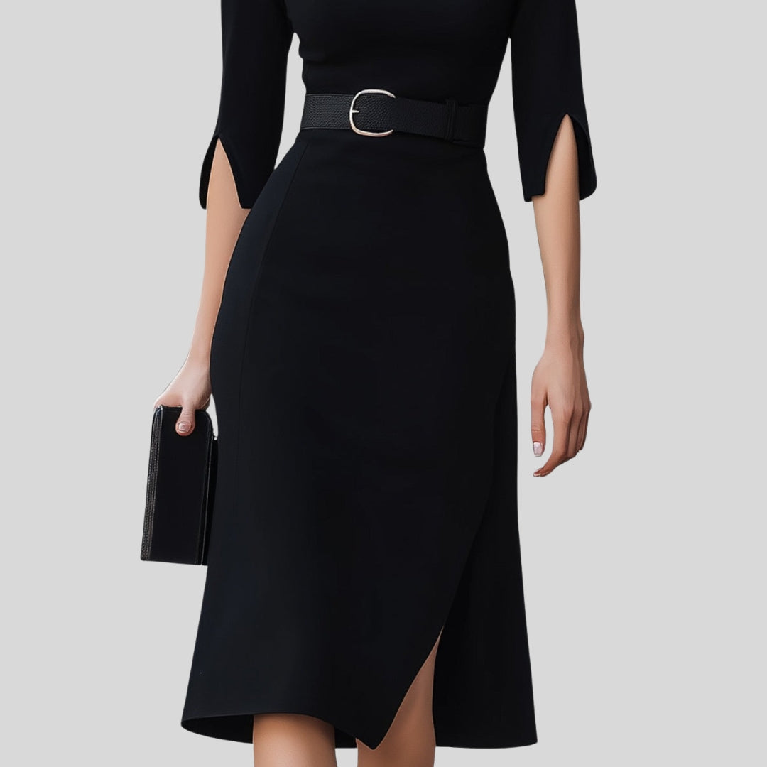 Robe Midi avec Ceinture Intégrée pour Femme | Idéale pour Journées d’Été et Sorties