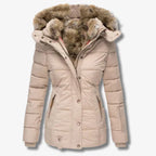 Manteau D'Hiver à Capuche avec Fermeture Zippée pour Femme | Idéale pour les Journées Froides