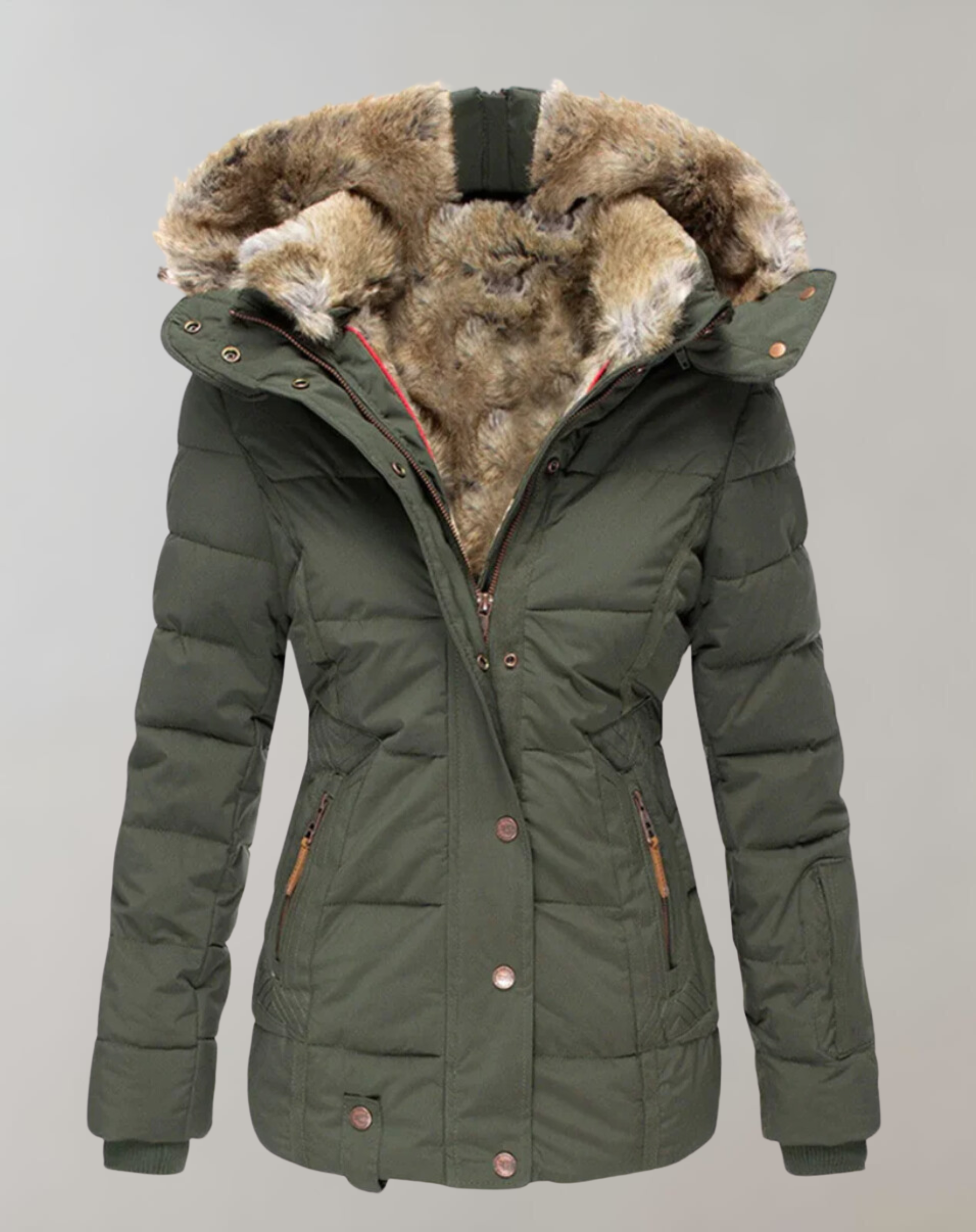 Manteau D’Hiver À Doublure Épaisse pour Femme | Idéal pour Les Journées Froides