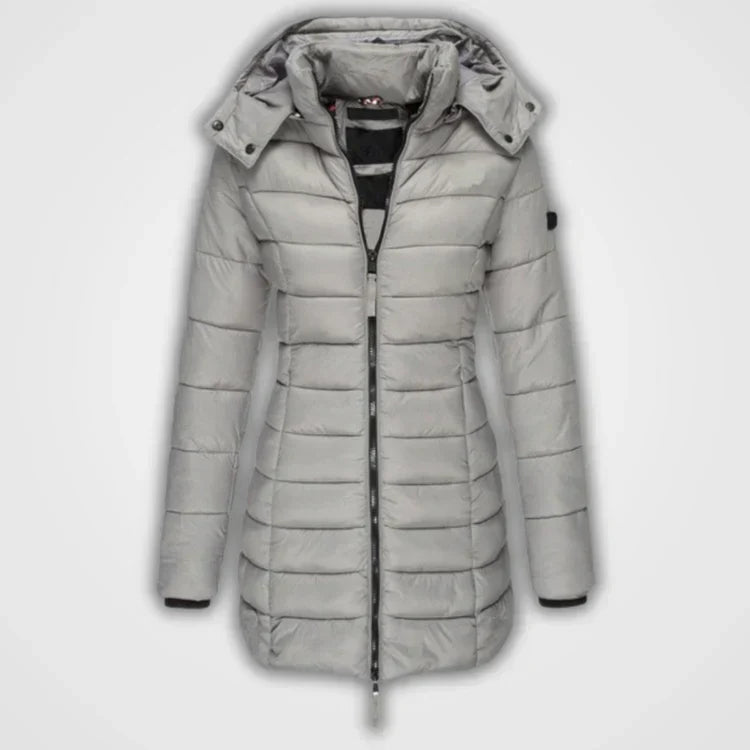 Manteau Long Matelassée à Capuche pour Femme | Idéale pour l’Hiver