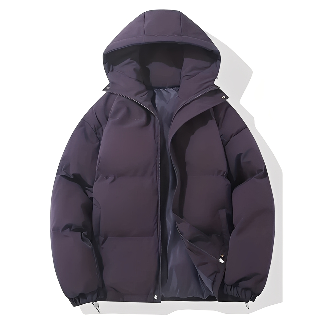 Veste d’Hiver avec Capuche et Fermeture Zippée pour Homme | Idéale pour Usage Quotidien