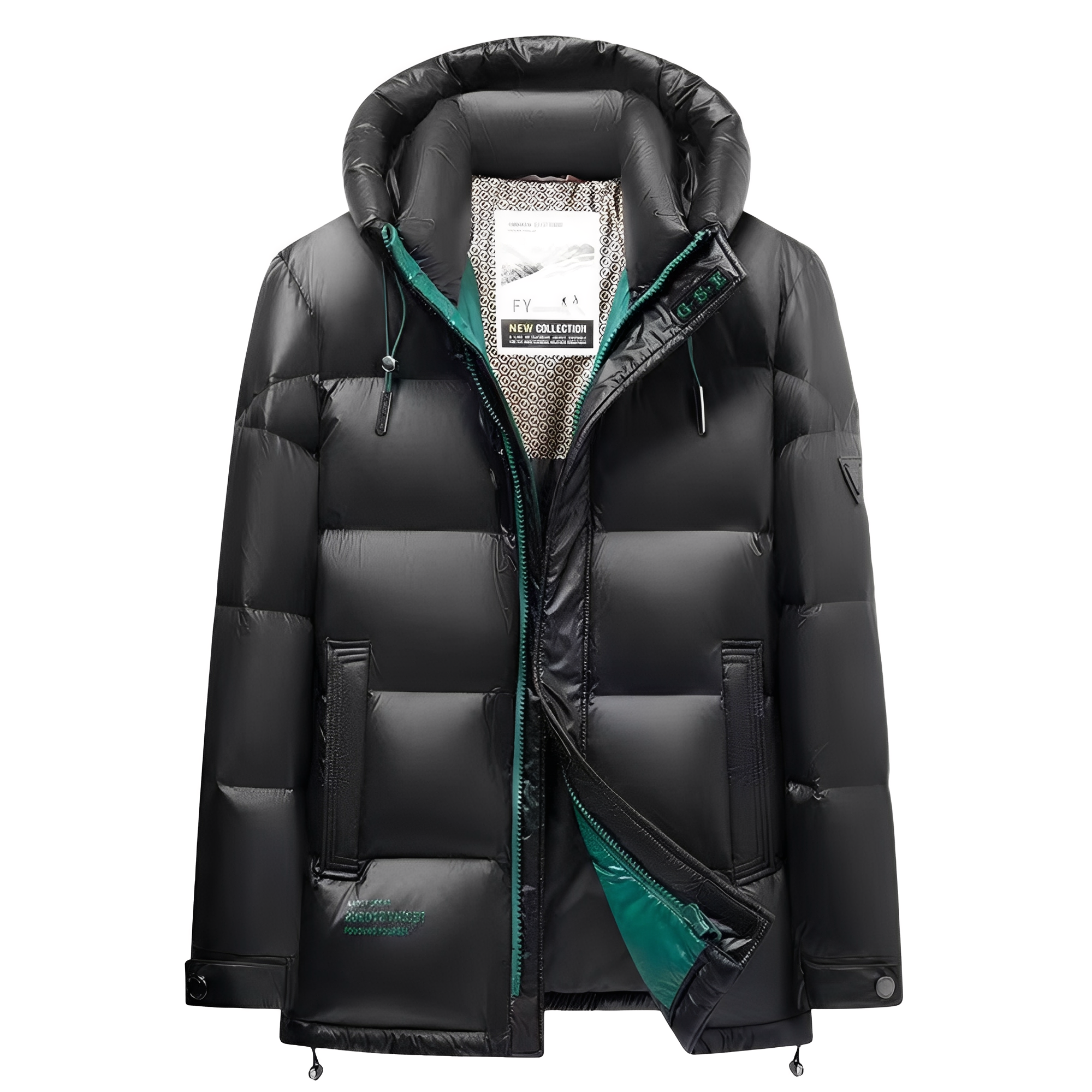 Doudoune avec Capuche et Coupe Standard pour Homme | Idéale pour Hiver