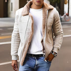 Veste D’hiver Avec Doublure Intérieure Et Col Haut Pour Hommes | Idéale Pour La Saison Froide