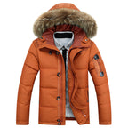 Parka Longue Avec Capuche Et Coupe Droite Pour Hommes | Idéale Pour La Saison Hivernale