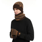 Ensemble Hiver 3 Pièces avec Bonnet, Écharpe et Gants pour Adultes | Idéal pour la Saison Froide