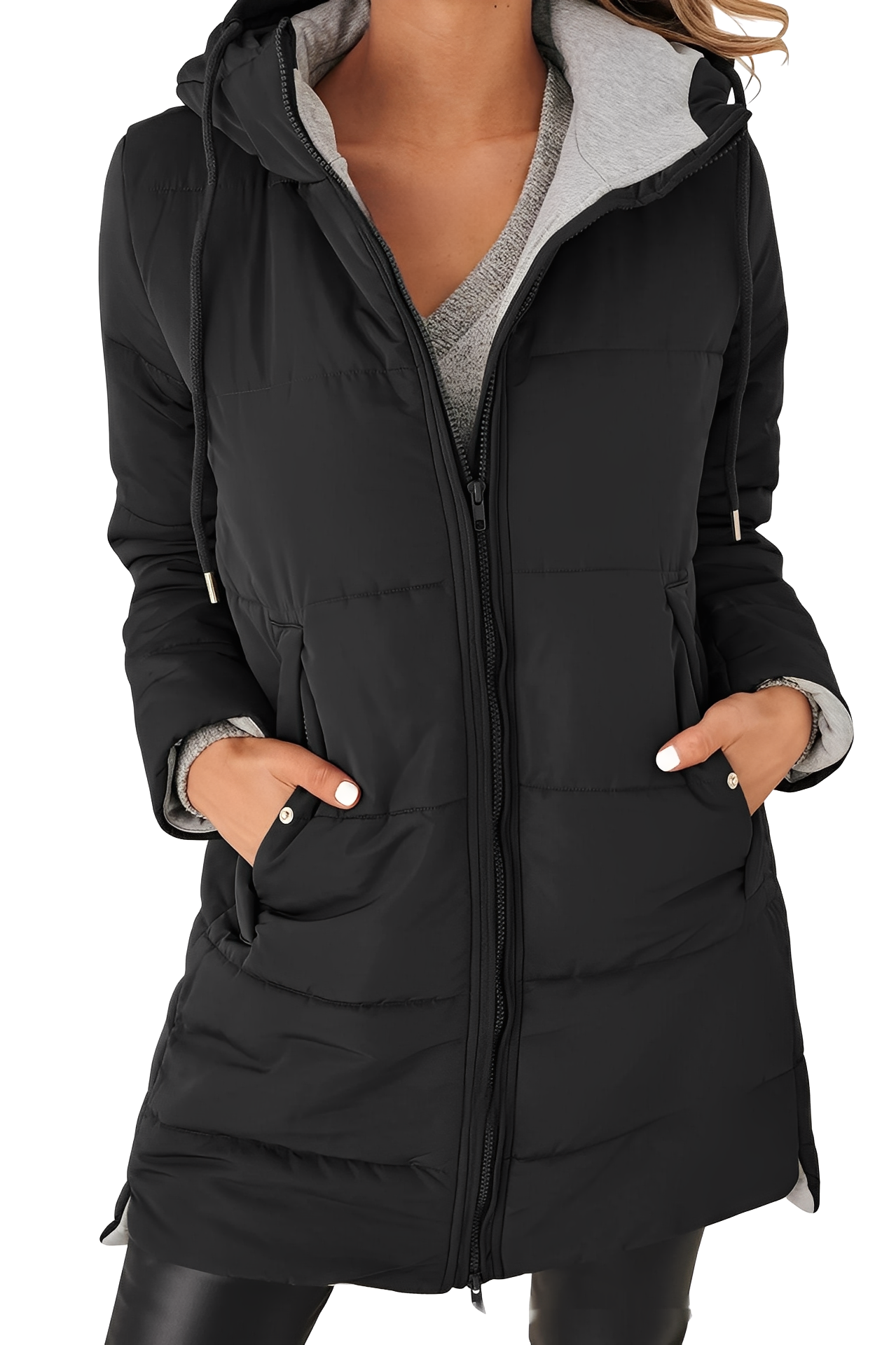 Veste Matelassée avec Capuche pour Femme | Idéale pour l’Hiver