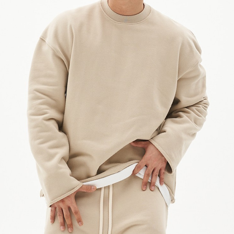 Pull pour Homme avec Coupe Ample et Col Rond | Idéal pour un Usage Quotidien Toute l’Année