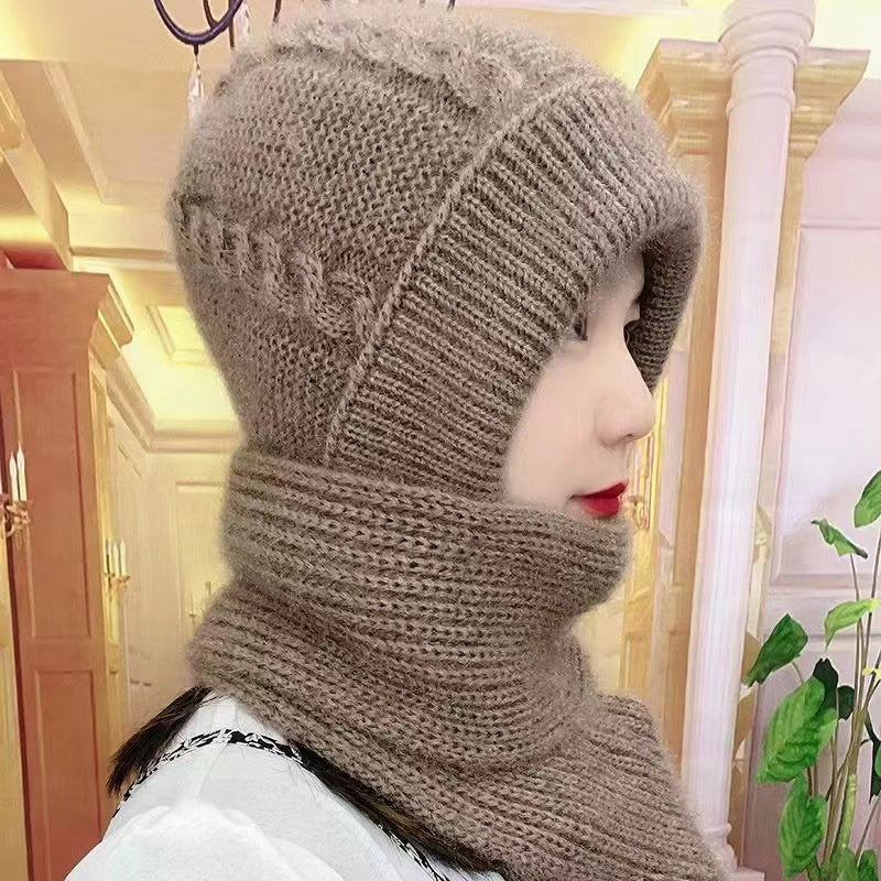 Cagoule Intégrée avec Écharpe pour Adulte | Idéale pour la Saison Hivernale