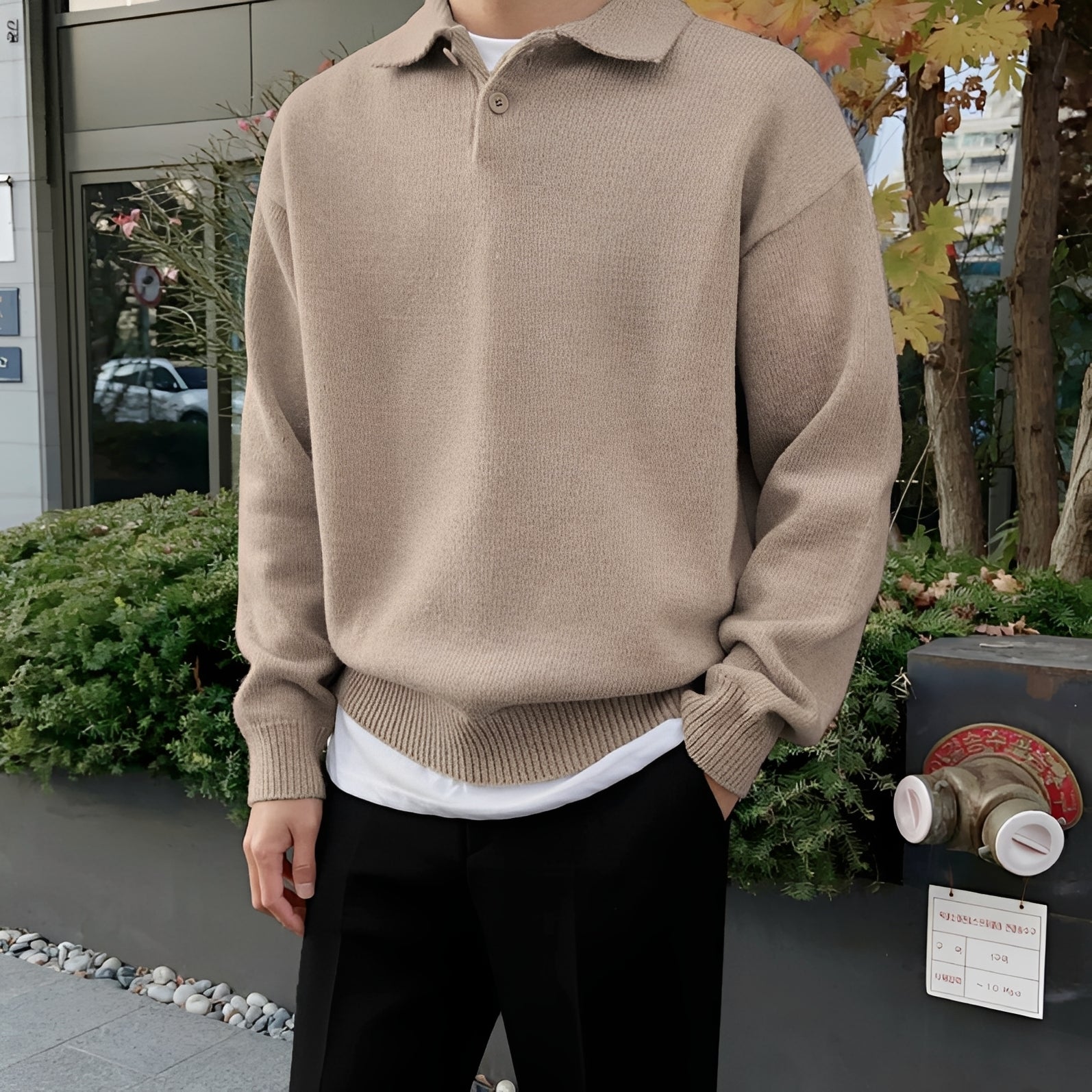 Pull à Demi-Zip avec Coupe Droite pour Hommes | Idéal pour un Usage Quotidien